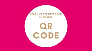 QR Code  EPLAN New Platform [upl. by Corso74]