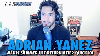 Adrian Yanez I Did Two Wrongs Now I Got to Make Three Rights to Return to UFC Rankings [upl. by Ayrolg]