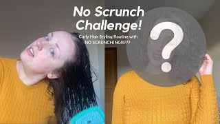 NO SCRUNCH CHALLENGE  Styling Curly Hair without ANY SCRUNCHING Plus new Curlsmith Bond Curl demo [upl. by Notffilc]