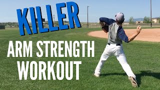 KILLER Arm Strength Workout for Baseball Players [upl. by Zurheide]