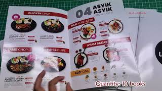 SOFTCOVER MENU BOOK TESTIMONY BUKU MENU SOFT COVER [upl. by Laise838]