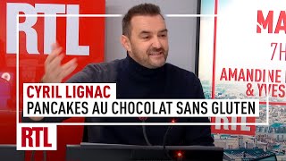 Cyril Lignac  pancakes au chocolat sans gluten [upl. by Zanahs513]