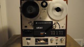 Akai X360D Reel to Reel Operation eBay [upl. by Penelope]