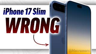 iPhone 17 Slim Leaks  Why Everyone is WRONG [upl. by Nehtanoj]