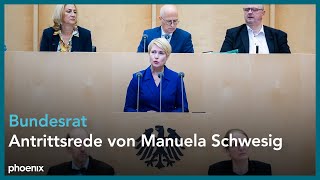 Bundesrat Antrittsrede Manuela Schwesig [upl. by Naida]