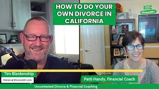 How To Do Your Own Divorce In California  Do It Yourself Divorce California  Uncontested Divorce [upl. by Enal]