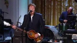 Paul McCartney and Stevie Wonder  Ebony And Ivory Live at the White House 2010 [upl. by Ware184]