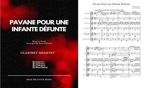 Pavane Pour une Infante Défunte  Clarinet Quintet [upl. by Palua20]