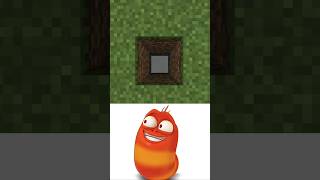 【Minecraft】oi oi oi red larva shorts minecraft [upl. by Einnim768]