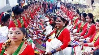 New Tharu Dance  Chanda NiPiratiyaSakhiyaNaachdasain Tharu Song  Tbaru Paiya Dashian Nach [upl. by Aridnere136]