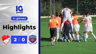 Chiesanuova vs Sangiustese 20 Eccellenza Marche [upl. by Whale918]