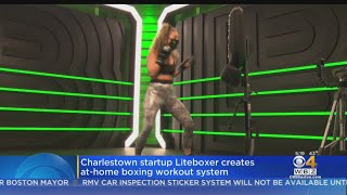 Liteboxer AtHome Virtual Boxing System Created By Charlestown Startup [upl. by Lilybel528]