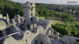 ZAMEK OGRODZIENIEC z perspektywy drona 4k  zamek Wiedźmina [upl. by Placido]