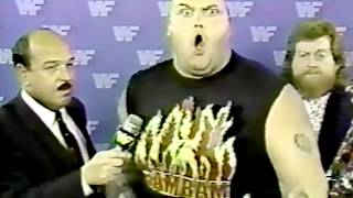 Bam Bam Bigelow promo on King Kong Bundy for Buffalo [upl. by Ninnette105]