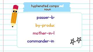 part of speech compound noun examples of compound noun hyphenated compound noun closed compound [upl. by Horacio449]