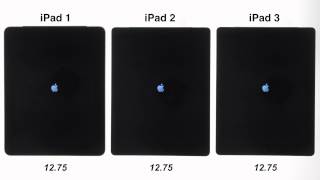 iPad 1 vs iPad 2 vs iPad 3 Boot Time [upl. by Irek]