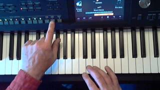 Keyboard bladmuziek Tussendoor voor Keyboard deel 1 Titel Wolgalied Yamaha CVP [upl. by Ahsile286]