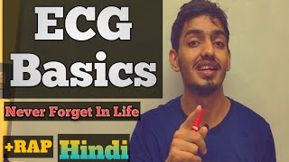 ECG basics in hindi  ECG interpretation Made Easy  How to read ECG in hindi [upl. by Arramas]