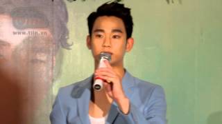 140422  Kim Soo Hyun in Vietnam Press Conference [upl. by Falkner106]