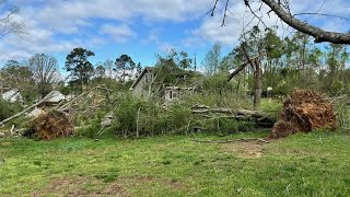 Recovery after tornado in Rockdale County [upl. by Ib]