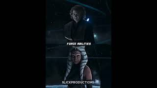 Anakin Skywalker Vs Ashoka Tano Ahsoka Series  shorts starwars edit [upl. by Anitnerolf]