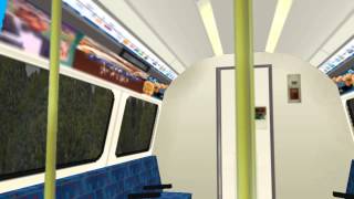 OpenBve Jubilee Line Canons Park To Queensbury Realistic Sounds 1996 Stock [upl. by Nekial]