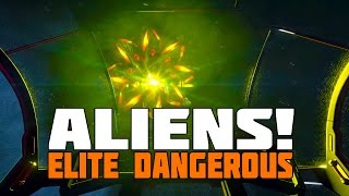 Elite Dangerous  First Alien Thargoid Encounter [upl. by Esau321]