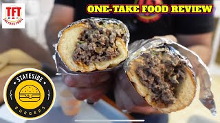 TFT STREET FOOD REVIEWS  STATESIDE BURGERS  BURNLEY [upl. by Dnalro]