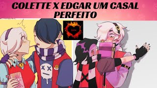 COLETTE X EDGAR UM CASAL PERFEITO TODAS HQ COMICS BRAWL STARS [upl. by Ammadas773]