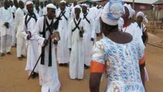 48éme Convention Eglise Harriste du GHANA Procession après le culte de 5H30 [upl. by Liartnod]