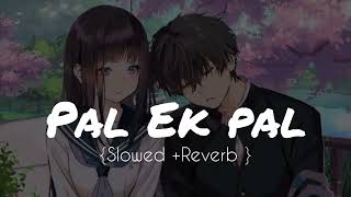 Pal Ek Pal ❤ Slowed and Reverb Femail Version Shreya Ghoshal  Lofi Music [upl. by Wildermuth211]