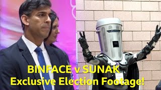 Count Binface v Rishi Sunak EXCLUSIVE Election Footage [upl. by Nosreh]