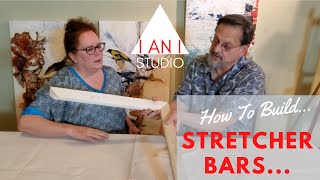 How to Build Stretcher Bars [upl. by Rena]