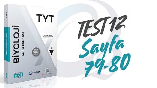 Test 12 Sitoplazma ve Organeller  Oxi Serisi Biyoloji  OksijenYayınları [upl. by Lipp]