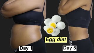 I Tried The Egg Diet For 5 Days Lose 5 kgs in 5 days Weight loss Versatile Vicky [upl. by Drugge]