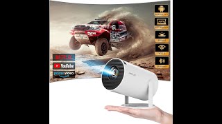 HIPPUS HY300Pro Mini Projector Review – Pros amp Cons – 2024 WiFi and Bluetooth Projector [upl. by Ahseital]