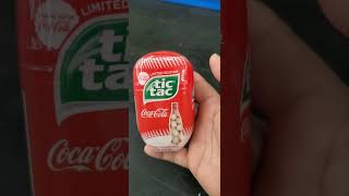 Tic Tac CocaCola Mints Flavor satisfying shorts amazing short yearofyou asmr candy [upl. by Levan19]