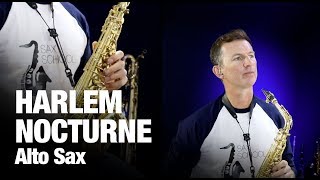 Harlem Nocturne played on alto sax from Sax School [upl. by Anetsirk]