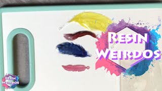 Watch Me Resin  Soft Uv Resin  Jelly Resin  Feather charms [upl. by Noonberg]