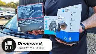 Reviewed Car Mobile Phone Holders  Amazons Choice vs Quad Lock vs Mini Car Mounts  Mini Guy [upl. by Adnoraj172]