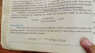 How to calculate percent yield in chemistry [upl. by Dorison]