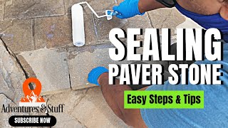 DIY Paver Stone Sealing Easy Steps amp Tips for Beginners [upl. by Dolf]