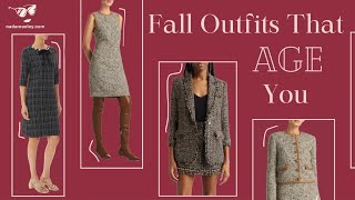 Fall Outfits That AGE You [upl. by Hevak572]