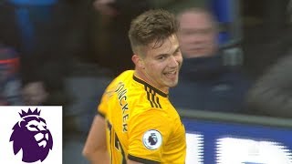 Leander Dendoncker scores to extend Wolves lead against Everton  Premier League  NBC Sports [upl. by Annaeoj]