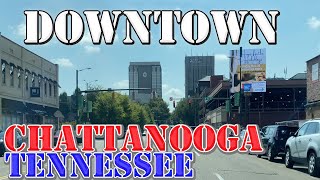 Chattanooga  Tennessee  4K Downtown Drive [upl. by Eisaj]