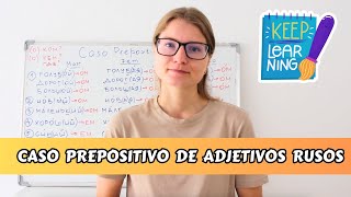 CASO PREPOSITIVO DE LOS ADJETIVOS RUSOS idiomaruso russianlanguage idiomaruso [upl. by Goldi699]