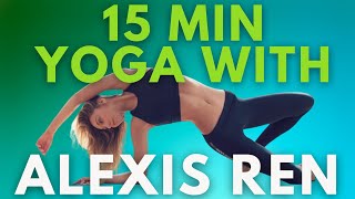 15 min Yoga Cool Down with Alexis Ren [upl. by Eendyc180]