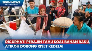 Kunjungi Perajin Tahu di Gresik Siti Atikoh Bicara Pentingnya Kedaulatan Kedelai [upl. by Ahseia186]