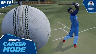 Flattest Six Ever 🤯  Cricket 22 My Career Mode 86 [upl. by Idnal]