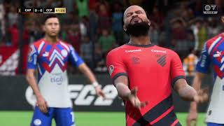 Atlético Paranaense vs Cerro Porteño no FIFA 24 no PS4 [upl. by Jonati]